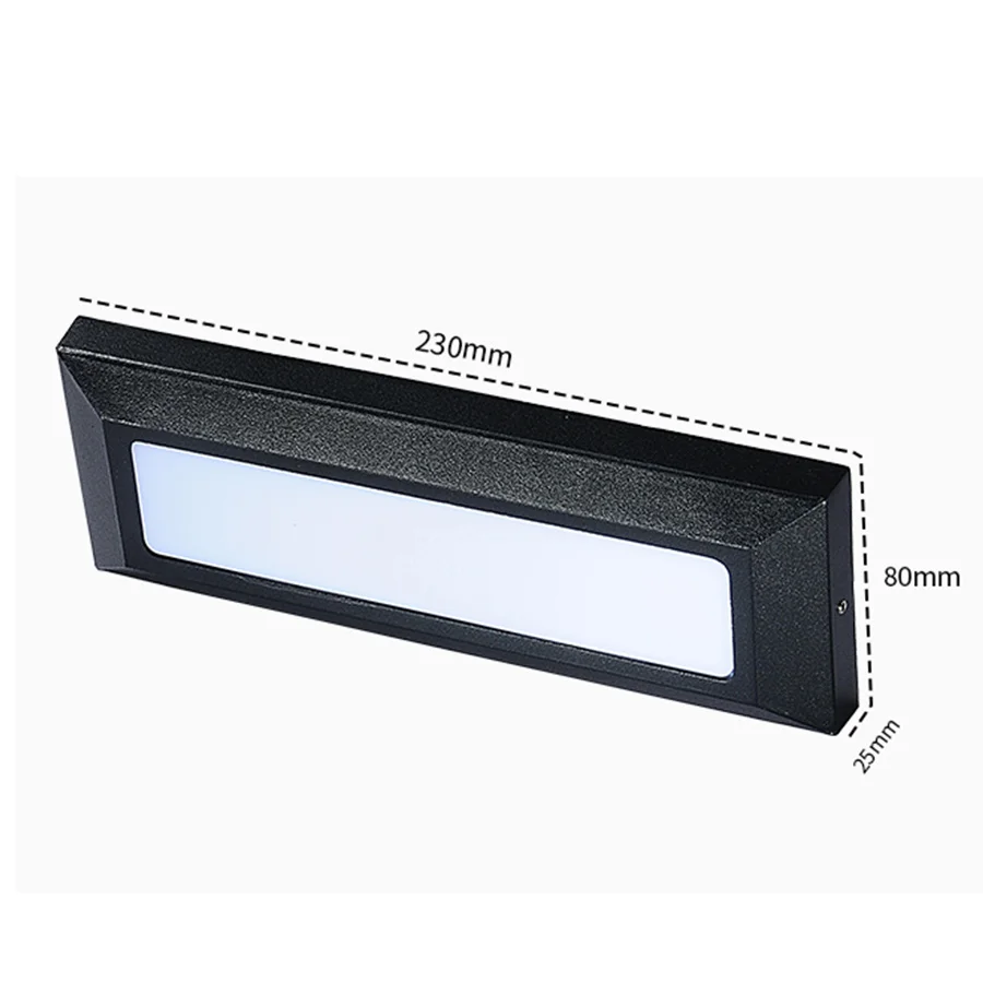 6W Waterproof LED Wall Lamps Hallway Staircase Lamps Outdoor LED Stair Light AC85-265V Surface Mounted Corner Wall Lights
6W Waterproof LED Wall Lamps Hallway Staircase Lamps Outdoor LED Stair Light AC85-265V Surface Mounted Corner Wall Lights