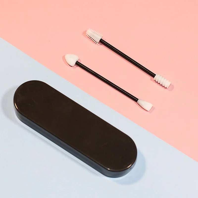 Hot 2Pcs Reusable Cotton Swab Ear Cleaning Cosmetic Silicone Buds Swabs Sticks Double-headed Recycling For Cleaning Makeup
Hot 2Pcs Reusable Cotton Swab Ear Cleaning Cosmetic Silicone Buds Swabs Sticks Double-headed Recycling For Cleaning Makeup