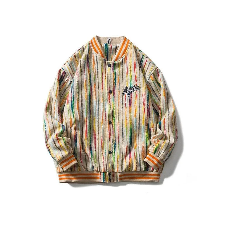 New spring Autumn Japanese stitched casual coat letter embroidered men's top
New spring Autumn Japanese stitched casual coat letter embroidered men's top
