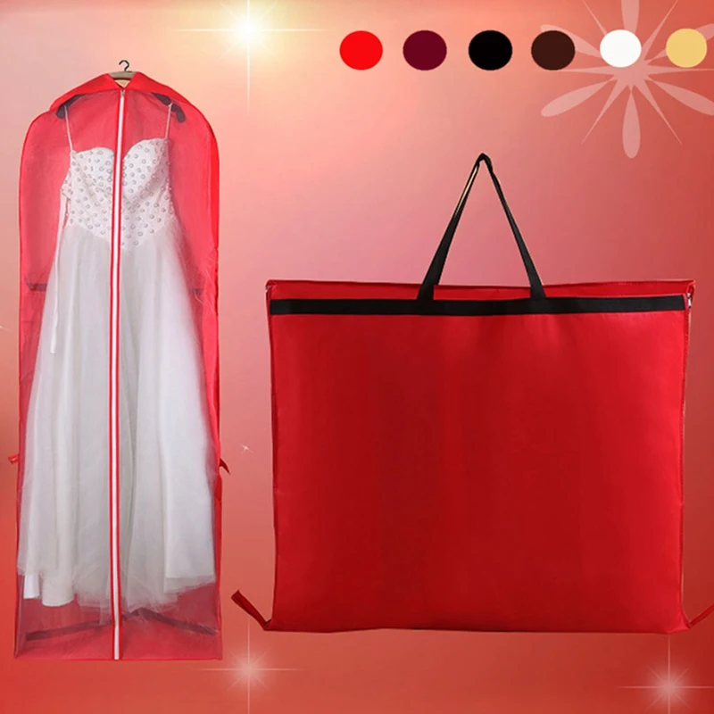 Large For Wedding Dress Dust Cover Zipper Gown Dustproof Cover Storage Bag Foldable Garment Clothes Case Protector
Large For Wedding Dress Dust Cover Zipper Gown Dustproof Cover Storage Bag Foldable Garment Clothes Case Protector