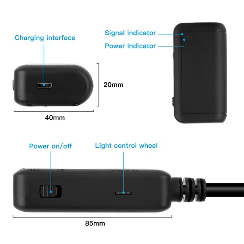 SHGO HOT-F220 5.5mm 2M WIFI Endoscope Camera HD1920P 5.0Mp Inspection Borescope IP68 Waterproof USB Endoscopic Camera for iPhone
SHGO HOT-F220 5.5mm 2M WIFI Endoscope Camera HD1920P 5.0Mp Inspection Borescope IP68 Waterproof USB Endoscopic Camera for iPhone