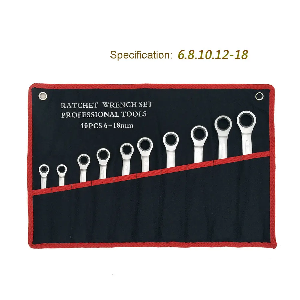 10PCS Key Ratchet Wrench,Spanner,Tool Set Ratchet,Car Wrench Set,Hand Tools Spanner, Head Wrench Sets Chrome Steel Movable
10PCS Key Ratchet Wrench,Spanner,Tool Set Ratchet,Car Wrench Set,Hand Tools Spanner, Head Wrench Sets Chrome Steel Movable