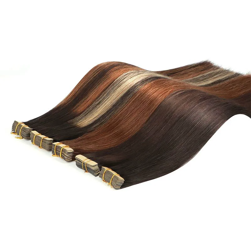 Straight Tape In Human Hair Extensions Straight Seamless Invisible Natural Remy Adhesive Extension Blonde Brown Black 20 pcs
Straight Tape In Human Hair Extensions Straight Seamless Invisible Natural Remy Adhesive Extension Blonde Brown Black 20 pcs