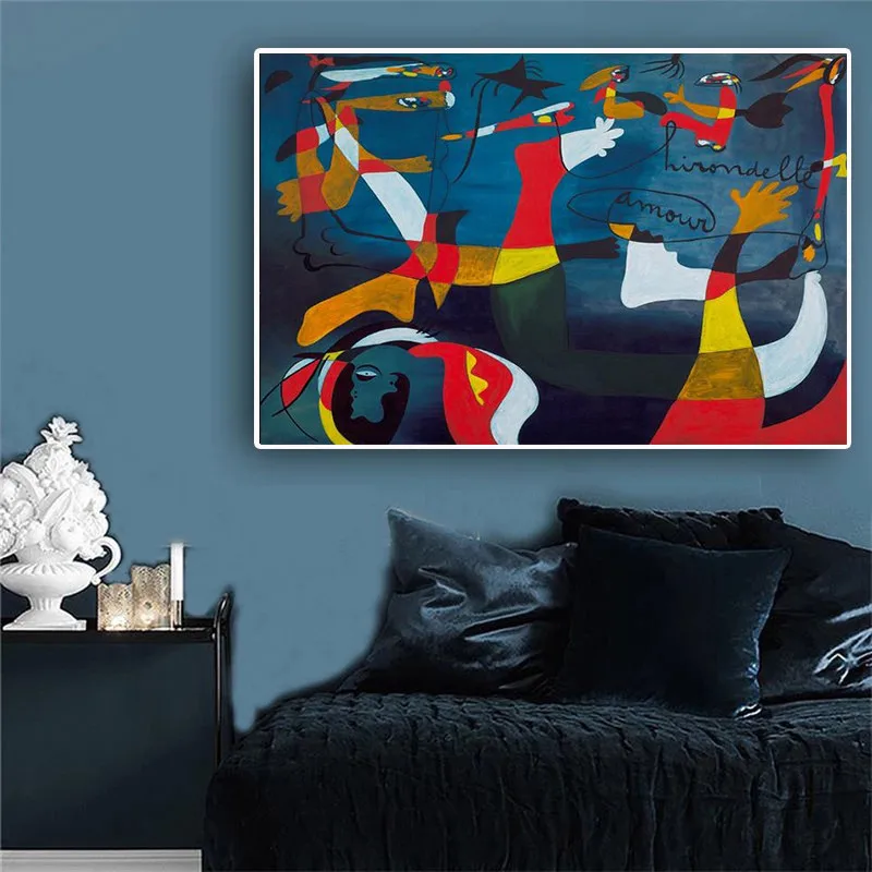 The Birth of the World Canvas Paintings By Joan Miro Famous Wall Art Posters And Prints Abstract Art Pictures For Living Room 
The Birth of the World Canvas Paintings By Joan Miro Famous Wall Art Posters And Prints Abstract Art Pictures For Living Room
