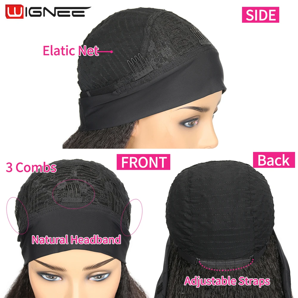 Wignee Body Wave Headband Wig Synthetic Heat Resistent Long Wigs For Black Women Wavy Hair Glueless Wigs Black Color Fashion 
Wignee Body Wave Headband Wig Synthetic Heat Resistent Long Wigs For Black Women Wavy Hair Glueless Wigs Black Color Fashion