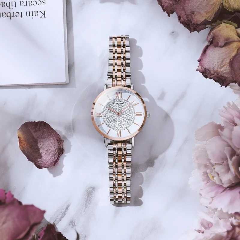 Fashion Watch Women's Watch Gypsophila Waterproof Stainless Steel Fashion Women's Watch
Fashion Watch Women's Watch Gypsophila Waterproof Stainless Steel Fashion Women's Watch
