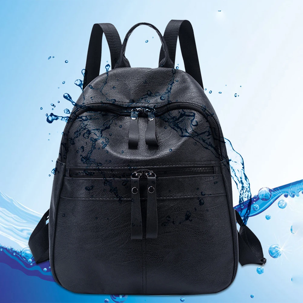 2021 New Fashion Women's Leather Backpack Simple Style Black Soft Leather Backpack Purse Multifunctional Backpack Travel School
2021 New Fashion Women's Leather Backpack Simple Style Black Soft Leather Backpack Purse Multifunctional Backpack Travel School