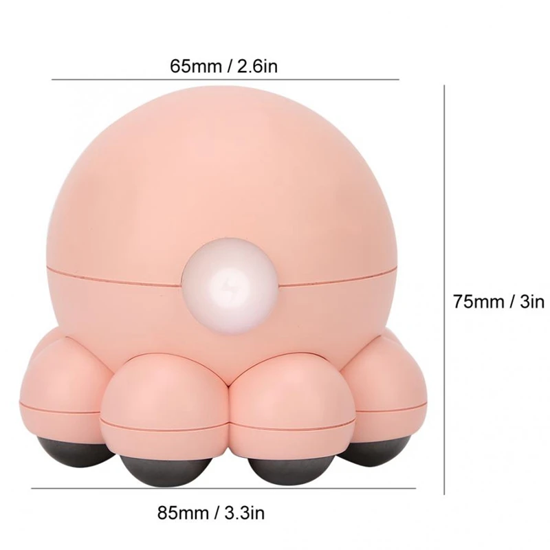 Mini Hand-Held Massager, Mini Octopus Shape Massager Electric Cervical Waist Body Heating Massage Tool
Mini Hand-Held Massager, Mini Octopus Shape Massager Electric Cervical Waist Body Heating Massage Tool