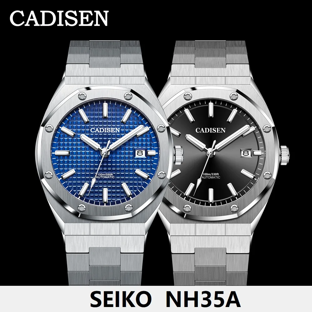 CADISEN Design Men Watches Mechanical Automatic NH35A Movement Watch Men 100M Waterproof Brand Luxury Casual Business Wristwatch
CADISEN Design Men Watches Mechanical Automatic NH35A Movement Watch Men 100M Waterproof Brand Luxury Casual Business Wristwatch