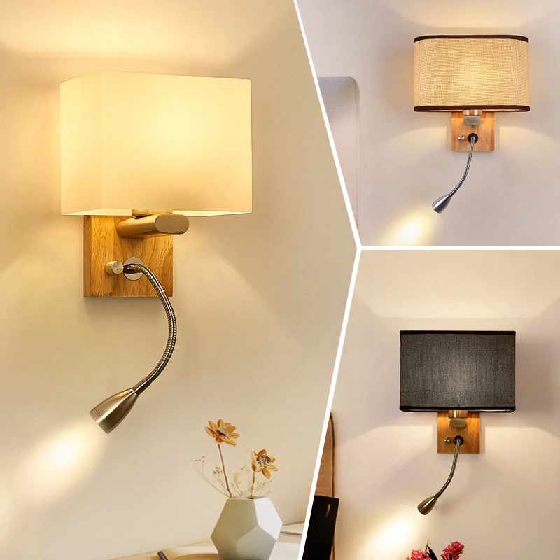 Modern Wood Iron LED Wall Lamp For Living Room Bedroom Bedside Lighting Background Corridor Sconce House Decoration 
Modern Wood Iron LED Wall Lamp For Living Room Bedroom Bedside Lighting Background Corridor Sconce House Decoration