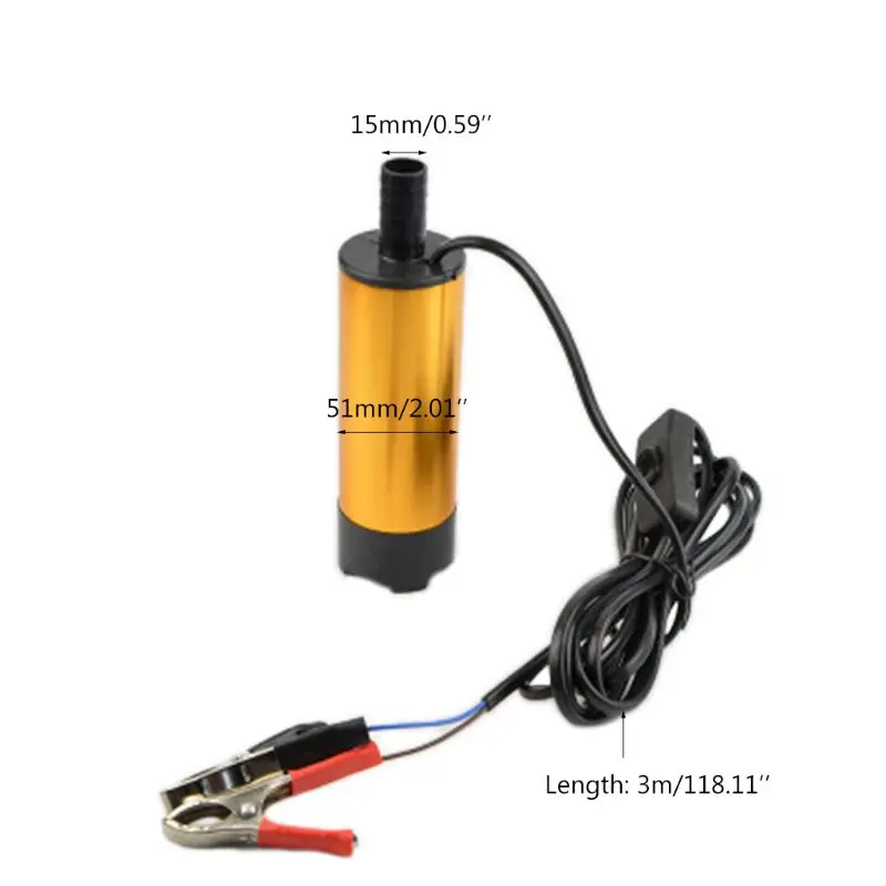 51mm DC 12V/24V electric submersible pump oil pump water pump with sponge filter pumping diesel oil water aluminum alloy shell
51mm DC 12V/24V electric submersible pump oil pump water pump with sponge filter pumping diesel oil water aluminum alloy shell