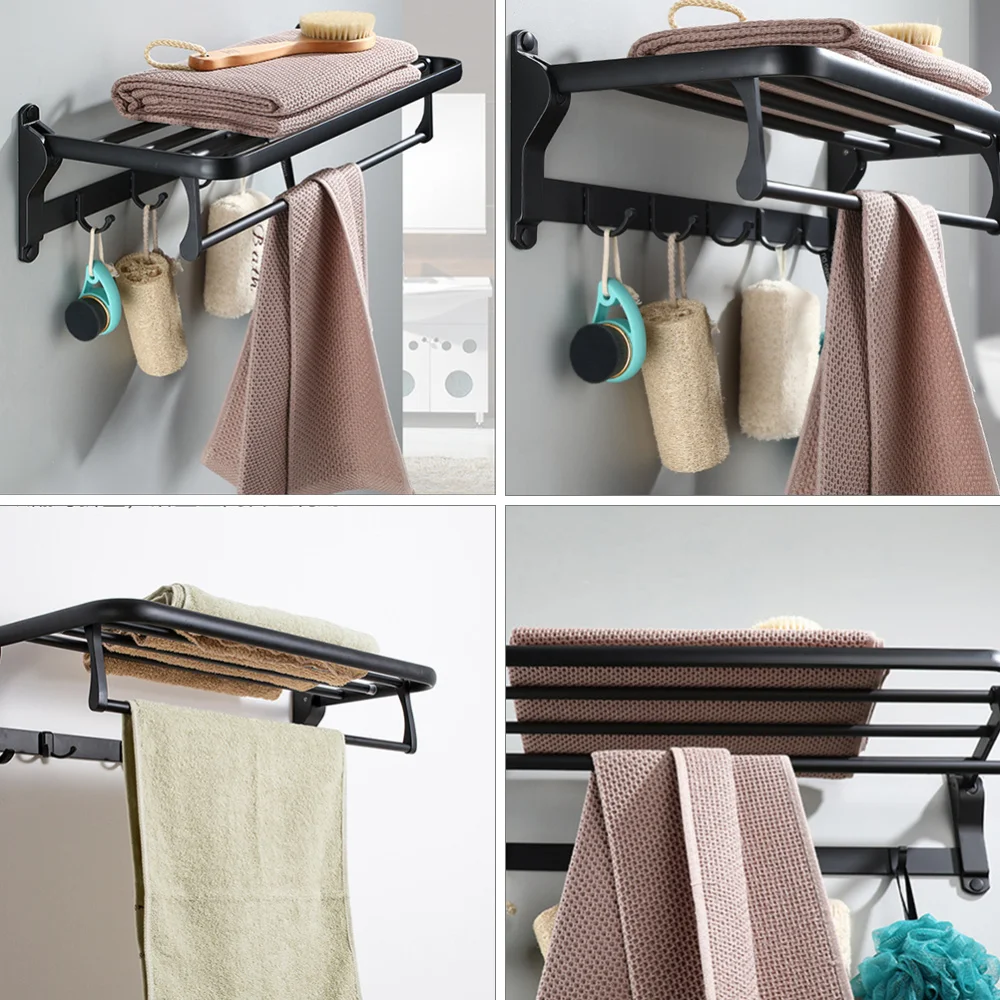 Bathroom Towel Rack Multi-bar Storage Rack Towel Hanging Rod Home Supplies 
Bathroom Towel Rack Multi-bar Storage Rack Towel Hanging Rod Home Supplies