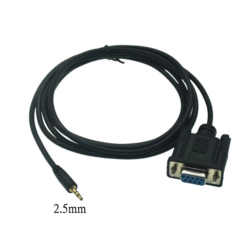 RS232 9-контактный DB9 с внутренней резьбой на 2 5 мм/3 мм 3-полюсный переходник наружной