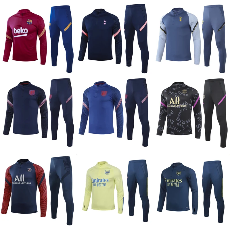 2021 Tottenham PSG OM England Tracksuit training suits Jacket Fato de treino survtement
2021 Tottenham PSG OM England Tracksuit training suits Jacket Fato de treino survtement