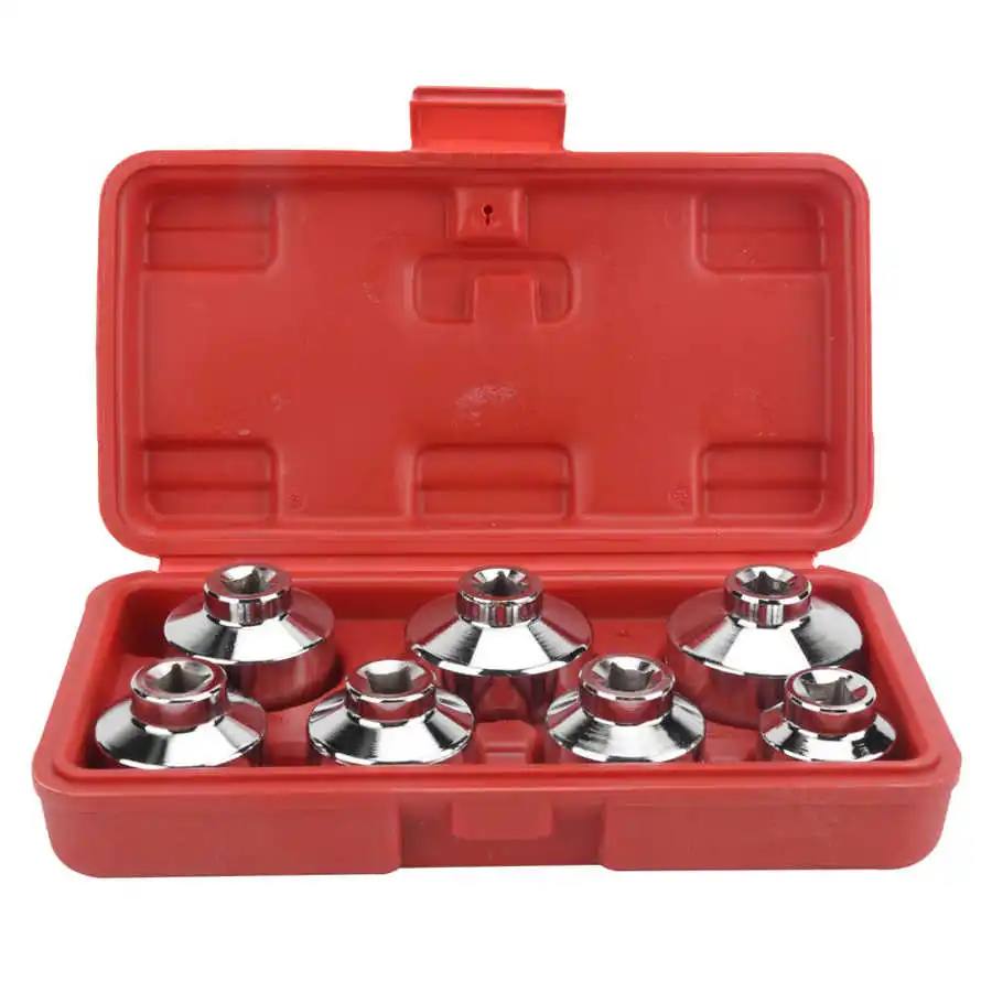 7pcs/Set Oil Filter Wrench Aluminum Wrench Auto Tool Universal for Vehicles with Newer Paper Oil Filter Socket Car Accessories
7pcs/Set Oil Filter Wrench Aluminum Wrench Auto Tool Universal for Vehicles with Newer Paper Oil Filter Socket Car Accessories