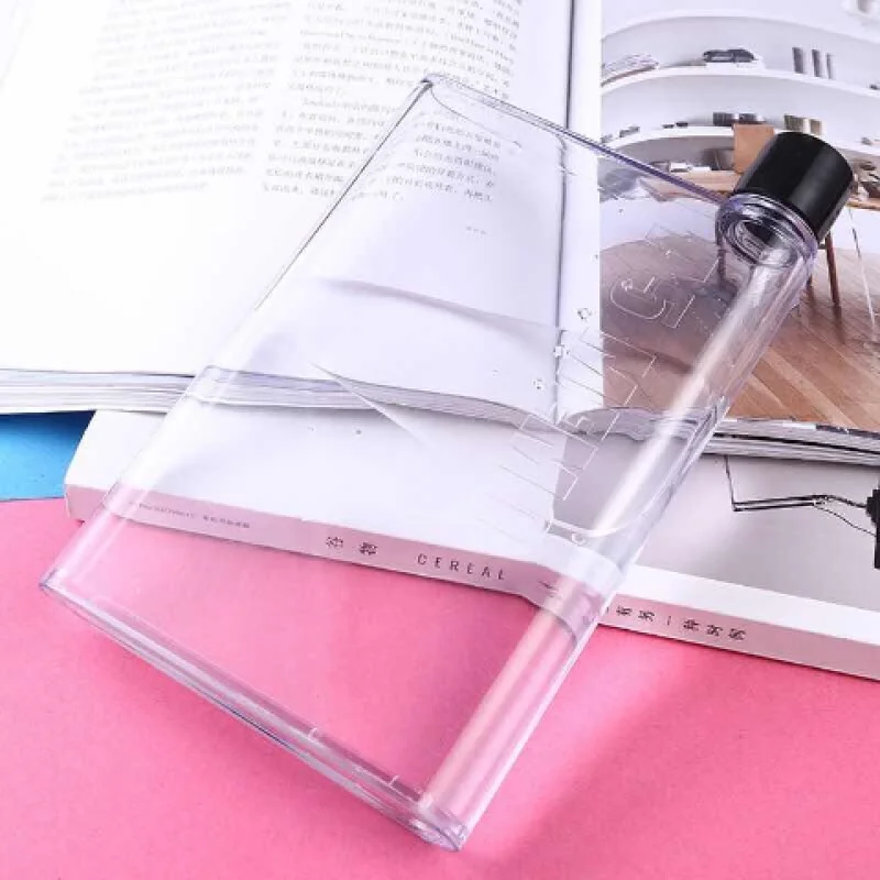 350ml A6 Paper Cup Bottle Flat Water Bottle Clear Book Portable Paper Pad Water Bottle Flat Drinks Kettle Travel Sports Bottle
350ml A6 Paper Cup Bottle Flat Water Bottle Clear Book Portable Paper Pad Water Bottle Flat Drinks Kettle Travel Sports Bottle