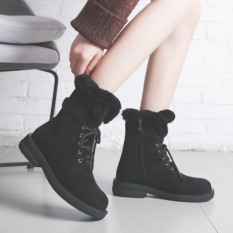 Boots Shoes Women Warm Snow Boots with Fur Long Plush Winter Ladies Warm Ladies footware Female botas mujer Ankle Boots Brown
Boots Shoes Women Warm Snow Boots with Fur Long Plush Winter Ladies Warm Ladies footware Female botas mujer Ankle Boots Brown