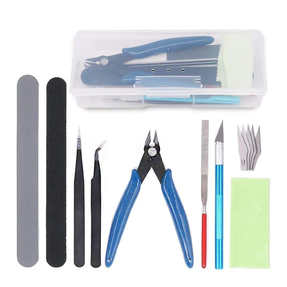 9Pcs/Set Model Building Tools For Gundam Modeler Car Military Model DIY Accessories Grinding Cutting Polishing Tools Craft Kit
9Pcs/Set Model Building Tools For Gundam Modeler Car Military Model DIY Accessories Grinding Cutting Polishing Tools Craft Kit