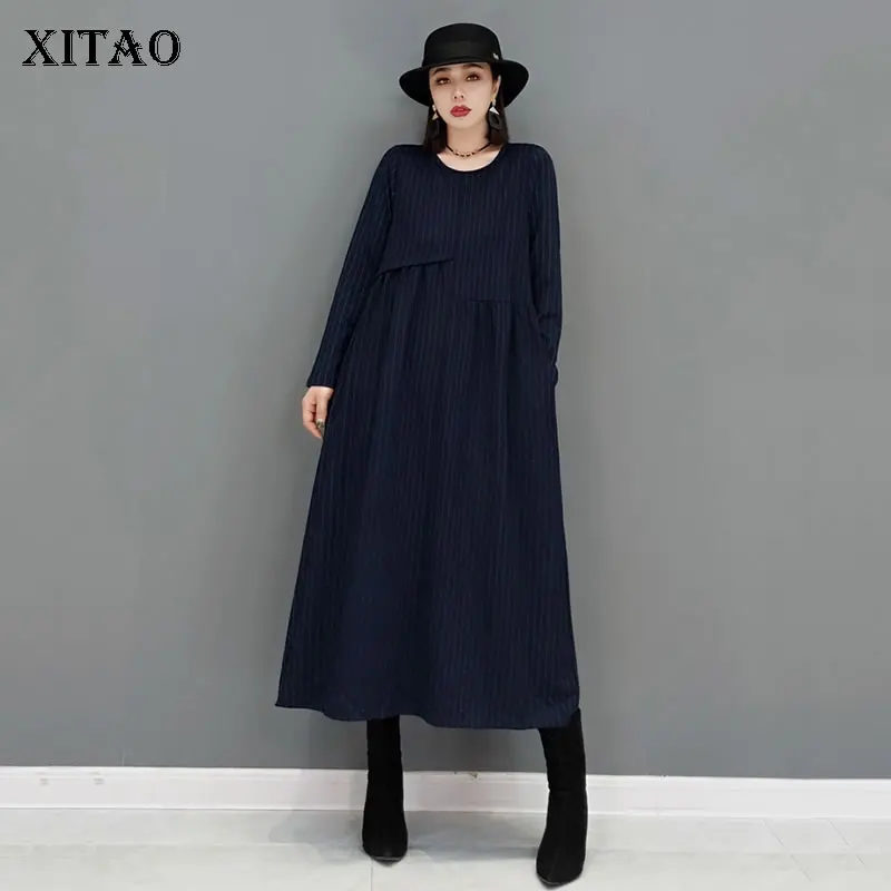 XITAO, плиссированное платье, модный новый пуловер, однотонный, длинный рукав, богиня, веер, повседневный стиль, 2021, осеннее платье, женское пла...
XITAO, плиссированное платье, модный новый пуловер, однотонный, длинный рукав, богиня, веер, повседневный стиль, 2021, осеннее платье, женское пла...
