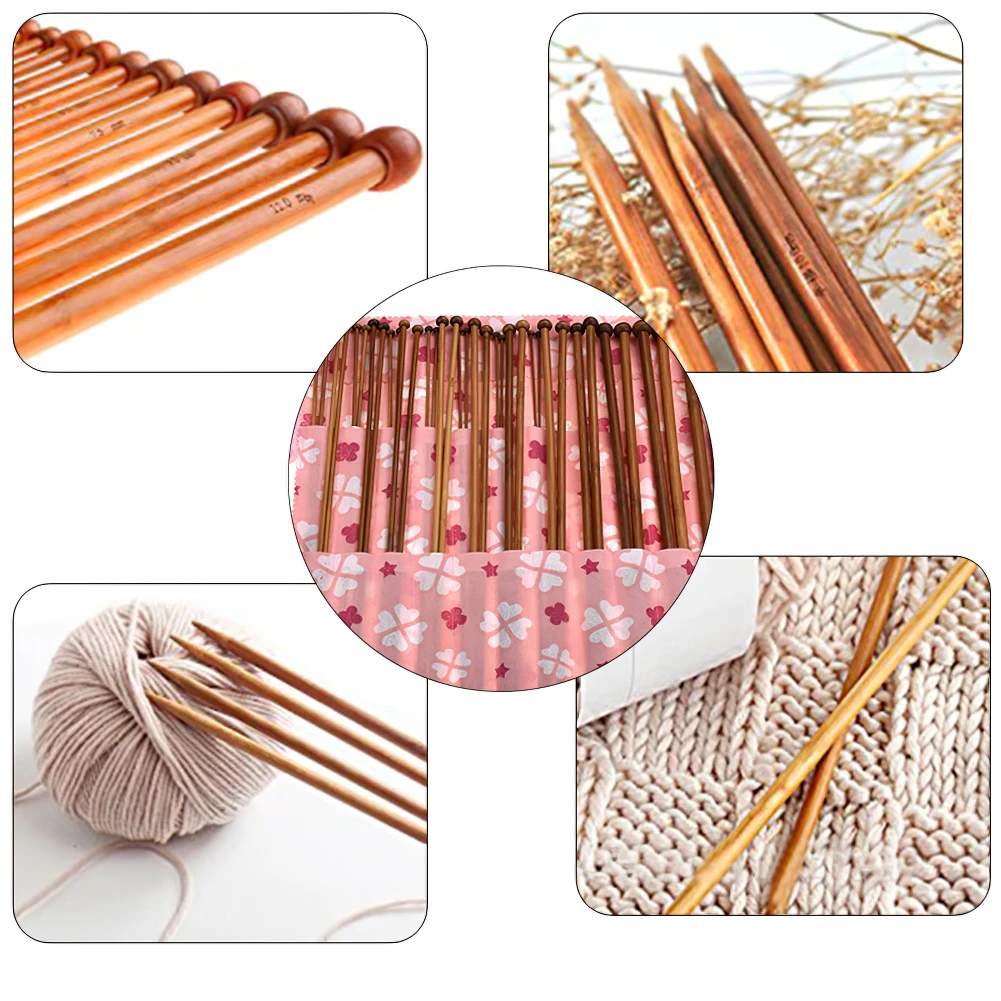 36Pack Bamboo Knitting Needles Beginner Professional Sweater Crochet Needles Set ( 2mm To 10mm ) Sweater Needle Tool Kits
36Pack Bamboo Knitting Needles Beginner Professional Sweater Crochet Needles Set ( 2mm To 10mm ) Sweater Needle Tool Kits