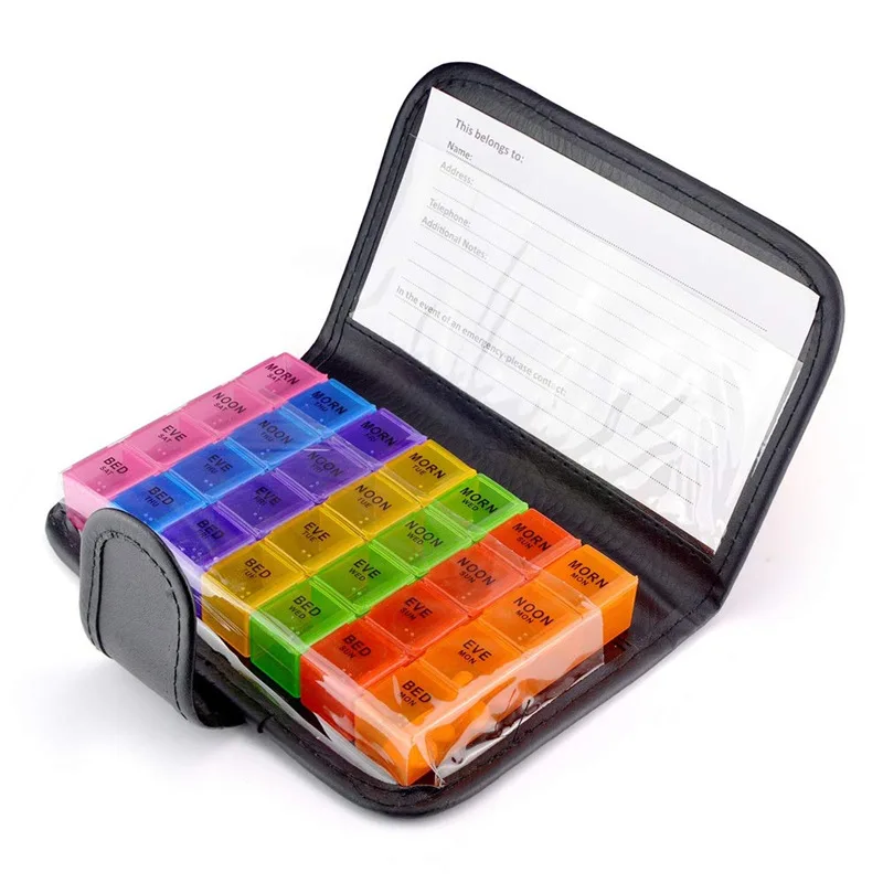Portable 28 Grids Pills Box Holder Tablet Pill Case Medicine Storage Organizer Healthy Care Tool Rainbow Color
Portable 28 Grids Pills Box Holder Tablet Pill Case Medicine Storage Organizer Healthy Care Tool Rainbow Color
