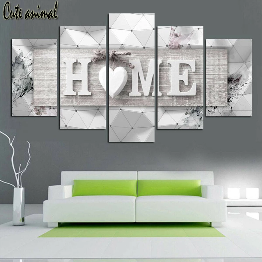 5d square diamond painting Home Love Heart diamond embroidery home sweet home diamond mosaic full round drill 5 Pieces
5d square diamond painting Home Love Heart diamond embroidery home sweet home diamond mosaic full round drill 5 Pieces