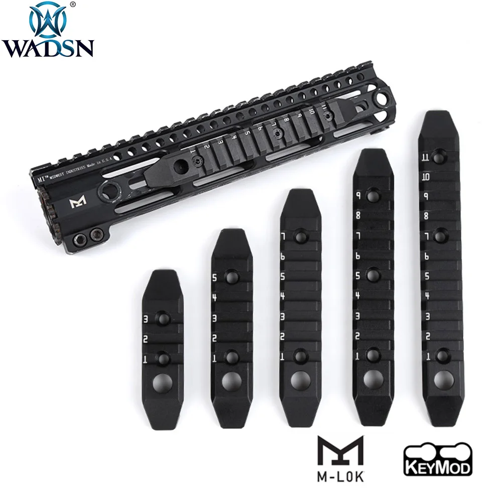 WADSN Airsoft 3/5/7/9/11-Slot HandGuard Extend Metal QD Picatinny Rail Panel Adapter for M-lok Keymod Hunting Rifle Accessories
WADSN Airsoft 3/5/7/9/11-Slot HandGuard Extend Metal QD Picatinny Rail Panel Adapter for M-lok Keymod Hunting Rifle Accessories