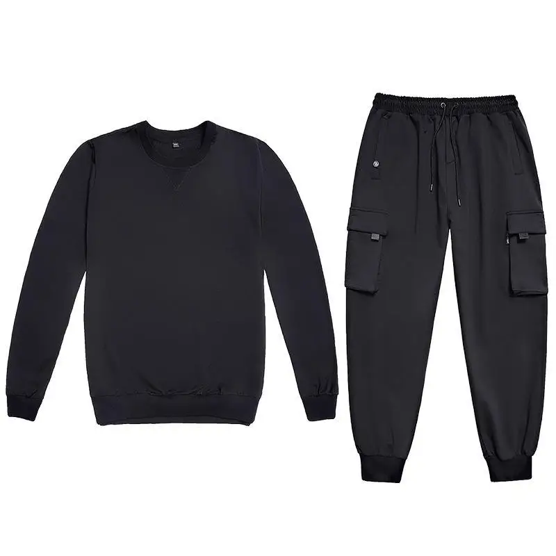 Spring and autumn sports suit men's trendy and fat solid color overalls two piece set of oversized sportswear
Spring and autumn sports suit men's trendy and fat solid color overalls two piece set of oversized sportswear