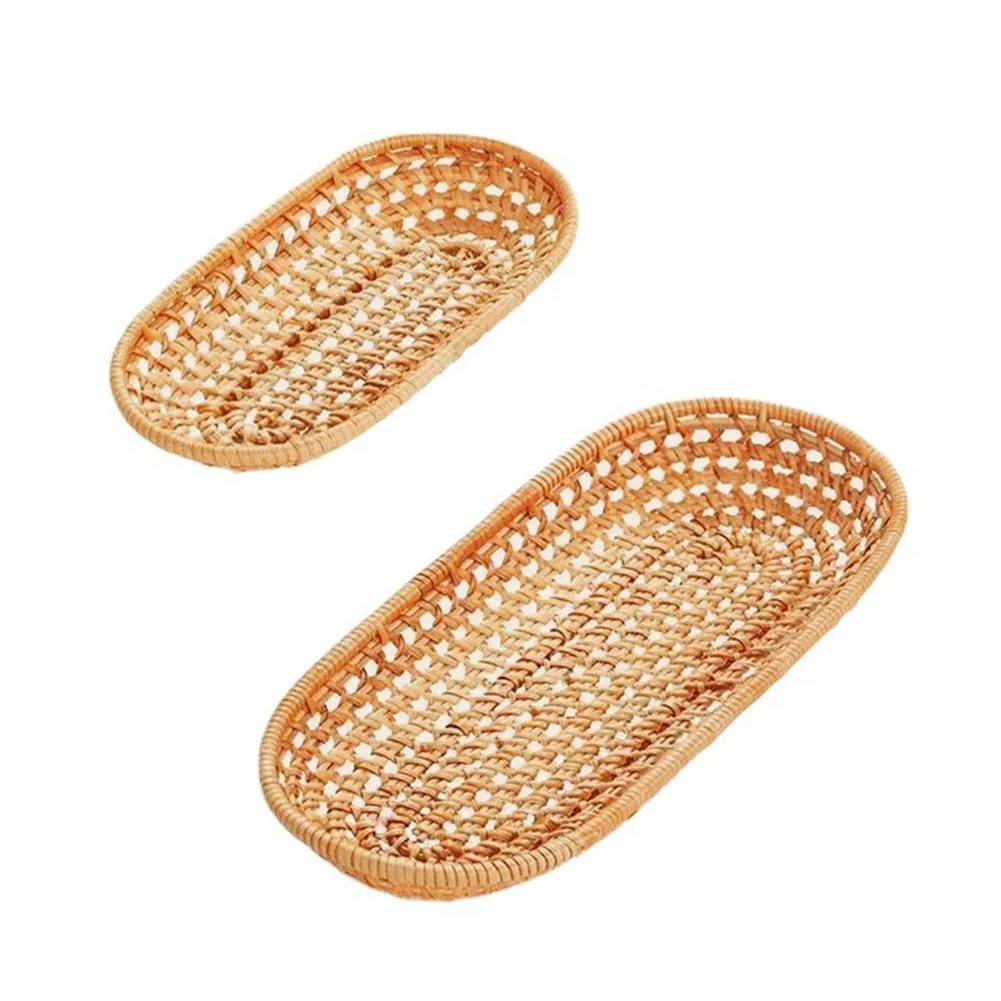 1 X Woven Tray 27*11.8 Storage Tray Weaving Wicker Basket Rattan Tray Portable Breakfast Fruit Rattan High Quality
1 X Woven Tray 27*11.8 Storage Tray Weaving Wicker Basket Rattan Tray Portable Breakfast Fruit Rattan High Quality