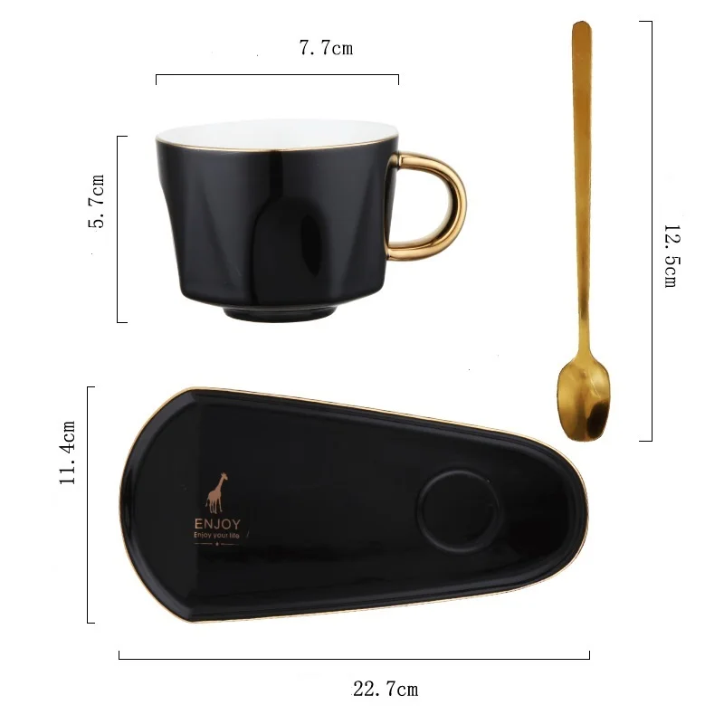 Nordic Ceramic Coffee Cup Afternoon Tea Mug with Spoon Creative Cup and Dish Set High Temperature Solid Color Cups Juice Mug
Nordic Ceramic Coffee Cup Afternoon Tea Mug with Spoon Creative Cup and Dish Set High Temperature Solid Color Cups Juice Mug