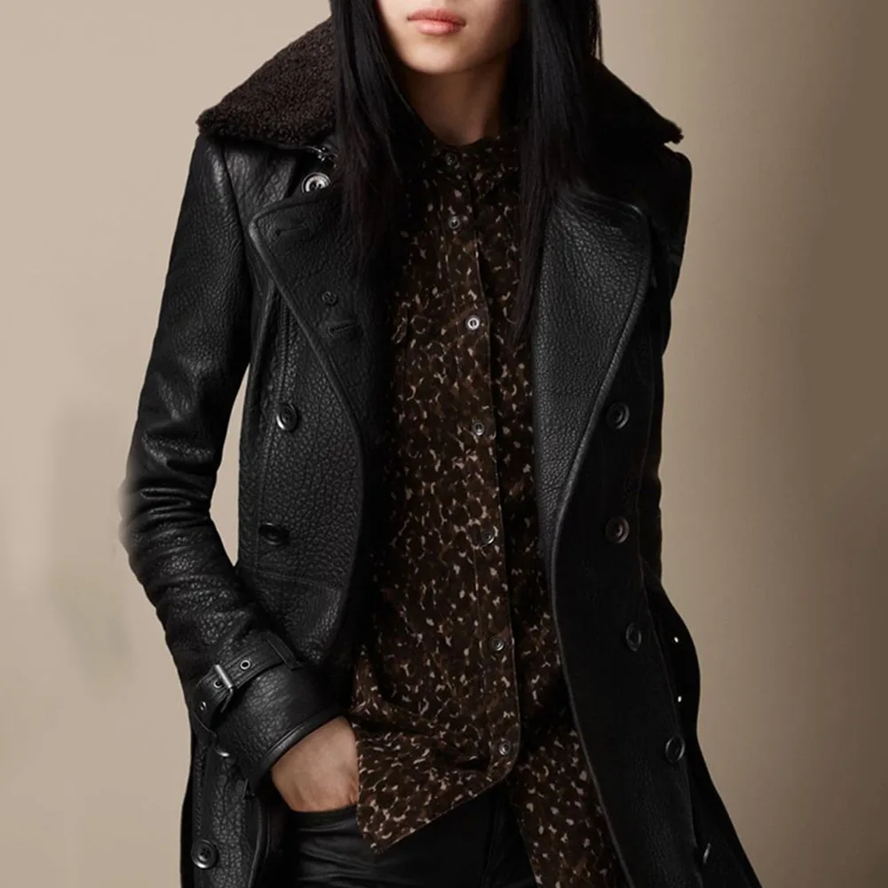 Winter Long PU Jacket Women Soft Leather Jackets Fashion Motorcycle Coat Lady Fashion Spring Goth Black Windbreaker Sexy Warm
Winter Long PU Jacket Women Soft Leather Jackets Fashion Motorcycle Coat Lady Fashion Spring Goth Black Windbreaker Sexy Warm