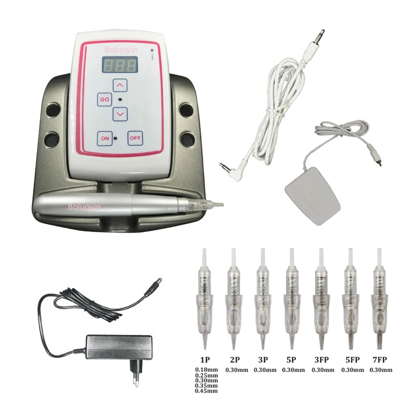 For Tattoo Machine Eyebrow Tattoo Pen Micropigment Permanent Makeup Machine Tattoo Kit with 50pcs Needles of Microblading Needle
For Tattoo Machine Eyebrow Tattoo Pen Micropigment Permanent Makeup Machine Tattoo Kit with 50pcs Needles of Microblading Needle
