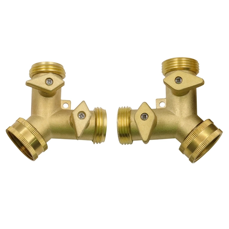 Y-Type 2 Way Diverter Valves Faucet Splitter Connector Garden Outlet Hose Divider Splitter Valves
Y-Type 2 Way Diverter Valves Faucet Splitter Connector Garden Outlet Hose Divider Splitter Valves