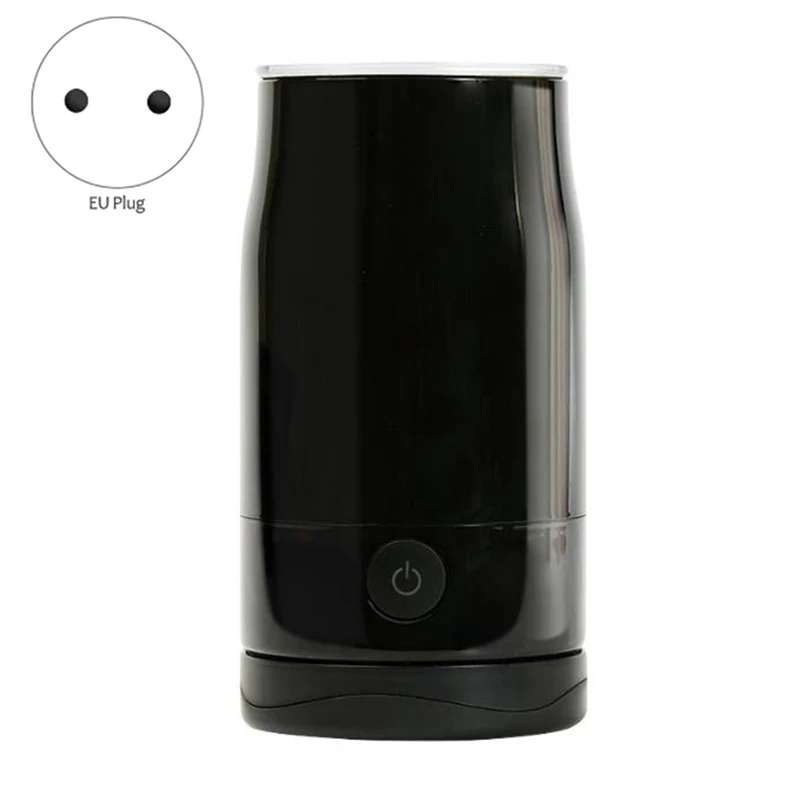 Milk Frother Stainless Steel Steamer with Hot &Cold Functionality Automatic Foam Maker for Coffee EU Plug | Бытовая техника