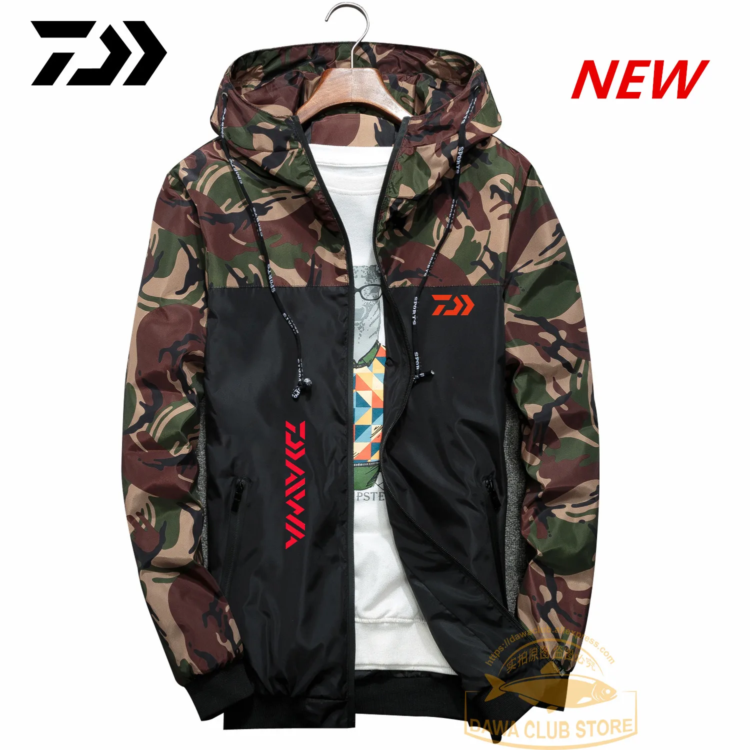 Daiwa Fishing Jacket Men Waterproof Fishing Clothing Autumn Winter Thin Breathable Hooded Fishing Clothes Hiking Fishing Shirt
Daiwa Fishing Jacket Men Waterproof Fishing Clothing Autumn Winter Thin Breathable Hooded Fishing Clothes Hiking Fishing Shirt