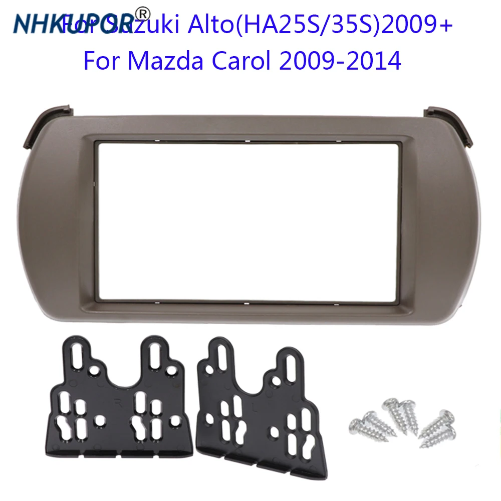 2 DIN Car Dashboard Fascia DVD Refitting Panel For Suzuki Alto(HA25S/35S)2009+/Mazda Carol 2009-2014 Adapter Trim Frame Kit
2 DIN Car Dashboard Fascia DVD Refitting Panel For Suzuki Alto(HA25S/35S)2009+/Mazda Carol 2009-2014 Adapter Trim Frame Kit