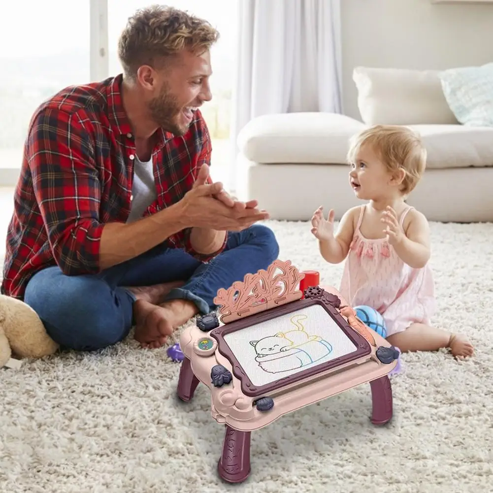Multi-Function Magnetic Drawing Tablet Desk Toys Painting Supplies Games For Children Girls Educational Paint Table Toy
Multi-Function Magnetic Drawing Tablet Desk Toys Painting Supplies Games For Children Girls Educational Paint Table Toy