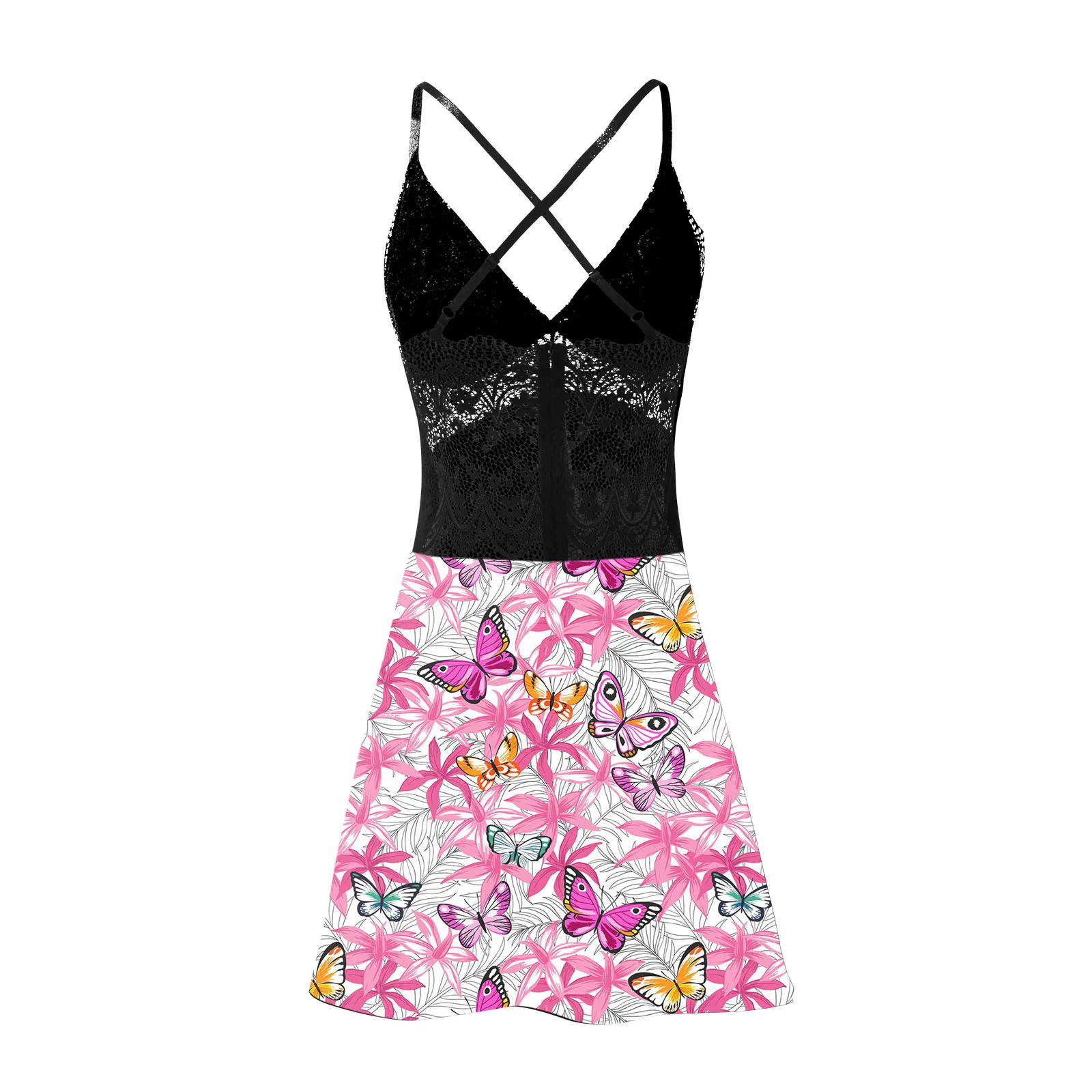 Butterfly print nightdress Women Fashion Printing Sexy Nightdress Lace Sleepwear sexy robe pyjama femme 2021
Butterfly print nightdress Women Fashion Printing Sexy Nightdress Lace Sleepwear sexy robe pyjama femme 2021