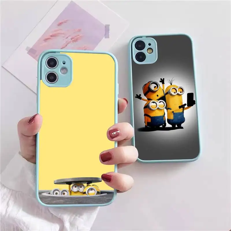 Cute Cartoon Miniones Phone Case For iphone 13 12 11 xr xs x 7 8 pro max Plain Soft TPU Silicone Clear Case Cover
Cute Cartoon Miniones Phone Case For iphone 13 12 11 xr xs x 7 8 pro max Plain Soft TPU Silicone Clear Case Cover