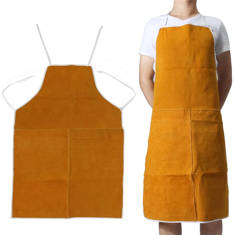 Cowhide Leather Welder Apron Work Safety Workwear Glaziers Blacksmith Apron Electric Welding Safety Clothing
Cowhide Leather Welder Apron Work Safety Workwear Glaziers Blacksmith Apron Electric Welding Safety Clothing