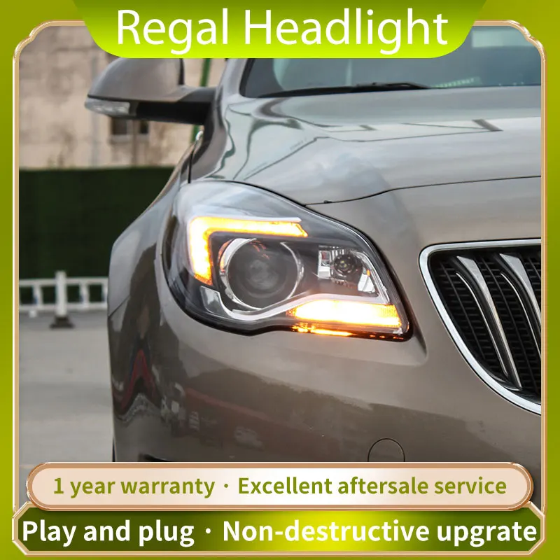 Для фар Buick Insignia фары 2014-2017 светодиодный ксеноновый проектор | Автомобили и
