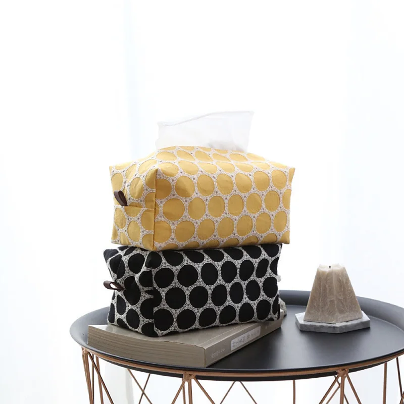 1PC Simple Cotton Embroidered Tissue Box DIY Home Living Room Bedroom Desktop Storage Container
1PC Simple Cotton Embroidered Tissue Box DIY Home Living Room Bedroom Desktop Storage Container
