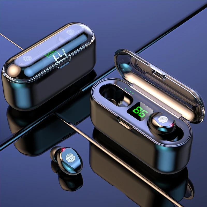 Wireless Earphones F9 Headphone 9D Stereo Music Headset Bluetooth-Compatible 5.0 Touch Earbud With 1200mAh Charging Box
Wireless Earphones F9 Headphone 9D Stereo Music Headset Bluetooth-Compatible 5.0 Touch Earbud With 1200mAh Charging Box