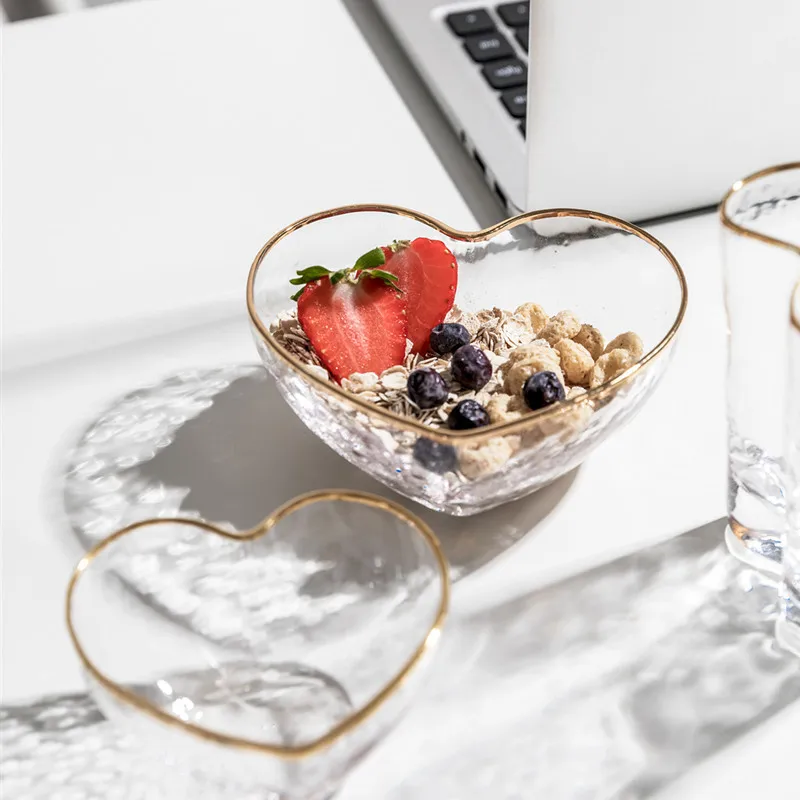 CuteLife Glass Heart Gold Plate Tableware Set Vintage Salad Fruit Dinnerware Dishes Soup Cake Bowl Kitchen Decoration
CuteLife Glass Heart Gold Plate Tableware Set Vintage Salad Fruit Dinnerware Dishes Soup Cake Bowl Kitchen Decoration