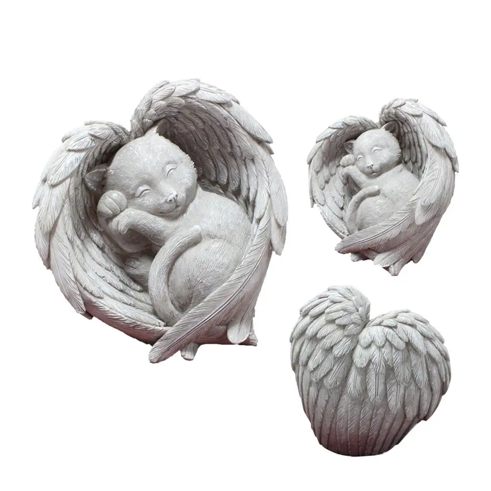 Angel Cat Figurines Memorial Sleeping Pet In Wing Angel Statues For Garden Figurine Cat Statues For Outdoor Sculpture Sympathy
Angel Cat Figurines Memorial Sleeping Pet In Wing Angel Statues For Garden Figurine Cat Statues For Outdoor Sculpture Sympathy