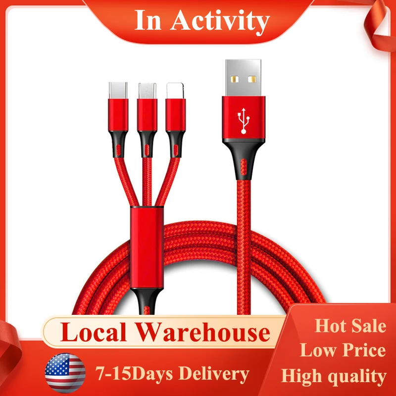 3 In 1 Mobile Phone Charging Cable For Android/IOS/Type-C USB Multi One Dragging Three Data Transmission Cable Wire Accessories
3 In 1 Mobile Phone Charging Cable For Android/IOS/Type-C USB Multi One Dragging Three Data Transmission Cable Wire Accessories