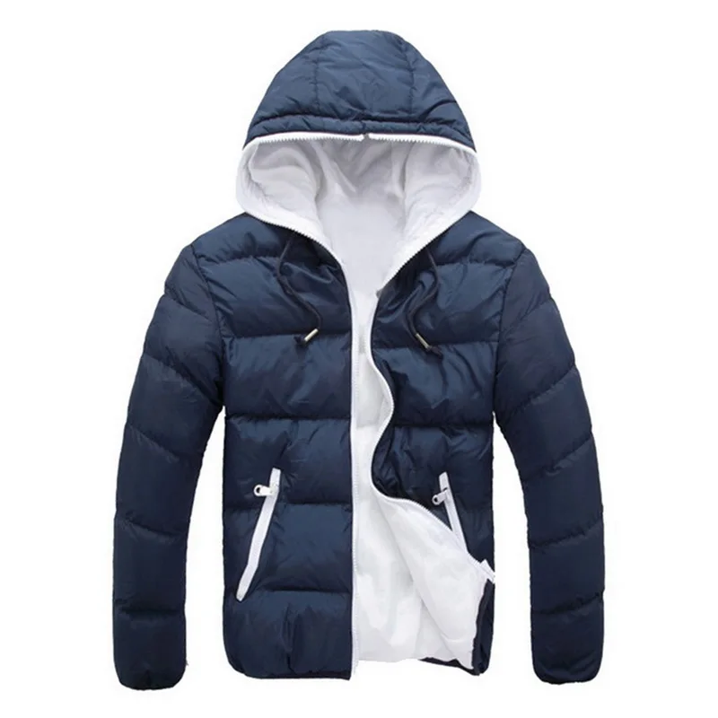 Men's Coat Winter Color Block Zipper Hooded Jacket Cotton Padded Coat Slim Fit Fashion Thicken Warm Outwear Tracksuit
Men's Coat Winter Color Block Zipper Hooded Jacket Cotton Padded Coat Slim Fit Fashion Thicken Warm Outwear Tracksuit