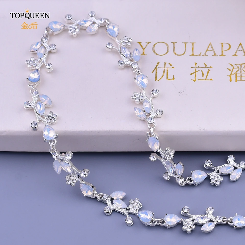 TOPQUEEN S301 Opal Stones Belt Ladies Belt Decorative Belt for a Wedding Dress Thin Ribbon Sash Bride's Accessories Party Belt 
TOPQUEEN S301 Opal Stones Belt Ladies Belt Decorative Belt for a Wedding Dress Thin Ribbon Sash Bride's Accessories Party Belt