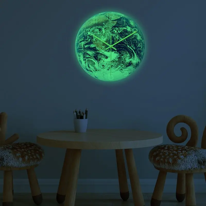 Round Earth Pattern Acrylic Wall Clock Silent Non Ticking 12 Inch Sweep Movement Glass Wall Clocks For Kitchen Living Room Decor
Round Earth Pattern Acrylic Wall Clock Silent Non Ticking 12 Inch Sweep Movement Glass Wall Clocks For Kitchen Living Room Decor