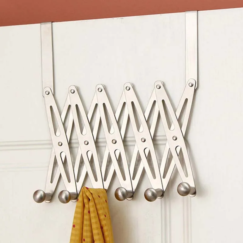 6-Hook Flexible Back Door Hanger Rack Bathroom Kitchen Organizer Hanger Hooks Home Storage Rack And Holder Clothes Organizer
6-Hook Flexible Back Door Hanger Rack Bathroom Kitchen Organizer Hanger Hooks Home Storage Rack And Holder Clothes Organizer